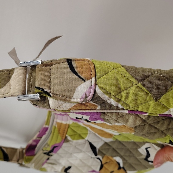 Vera Bradley Portobello Road Print Shoulder Bag Front Pockets Zip Top Retired - Picture 7 of 9